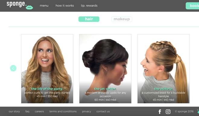 SPONGE: mobile hair and make-up service