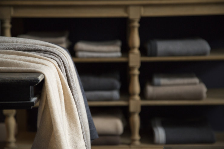 Banu Babayeva, art collector and founder of Bonnie's eco-cashmere