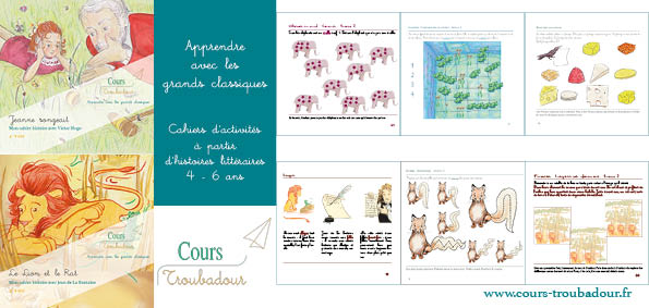 COURS-TROUBADOUR: new different holiday workbooks!