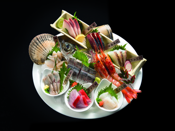 Seasonal seafood at sen-ryo