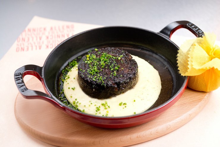 Black pudding & potato mash @Terroir Parisien