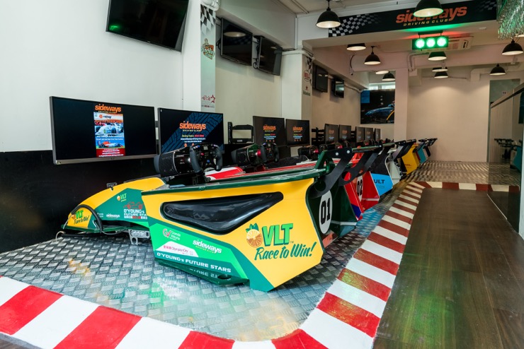 Sideways – strap into the driver’s seat of a Formula 1 race car