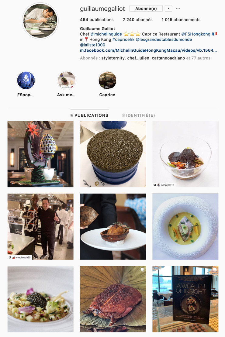 5 French Chefs based in Hong Kong to follow-on Instagram for a daily fix of yummy things