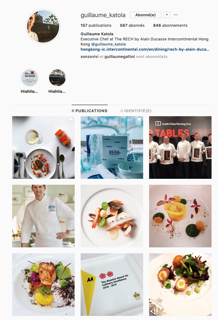 5 French Chefs based in Hong Kong to follow-on Instagram for a daily fix of yummy things