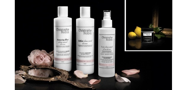 Hair pampering with Christophe Robin products Hair pampering with Christophe Robin products
