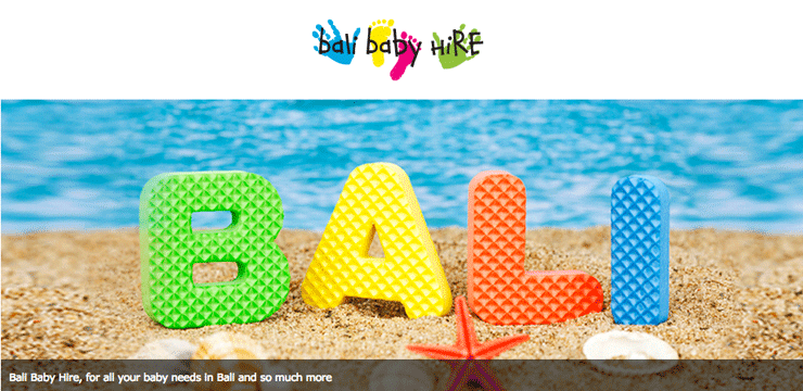 Bali Baby Hire: travel light, even with a large family!