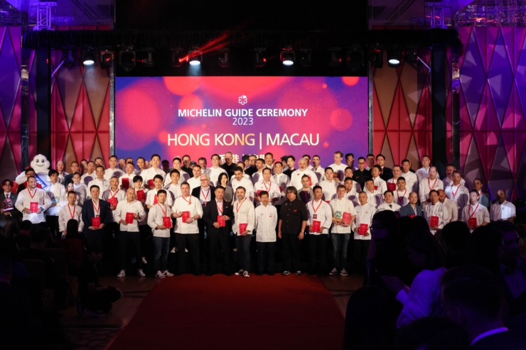 The stars of MICHELIN Guide Hong Kong & Macau 2023 have been unveiled including a new three-Michelin-starred restaurant.