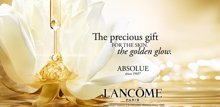 Partner News: Lancôme Absolue – 50 years of the Golden Glow “à la française” & two good News!
