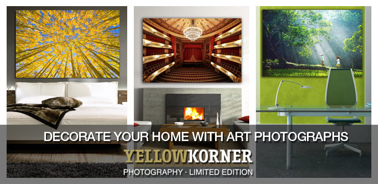 Yellow Korner, art photography in your own home!