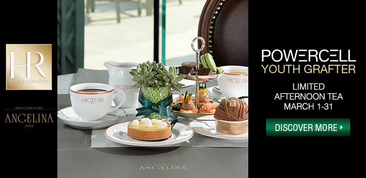 Partner News - HELENA RUBINSTEIN x Angelina : Exclusive Youth Grafter Afternoon Tea Partner News - HELENA RUBINSTEIN x Angelina : Exclusive Youth Grafter Afternoon Tea