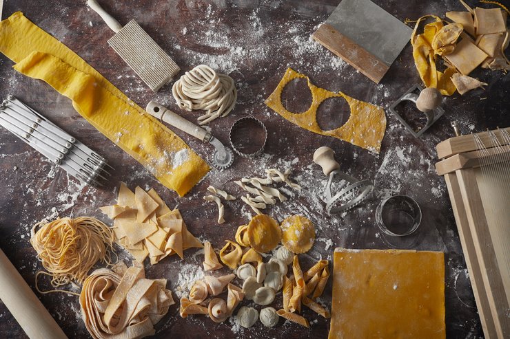 Fresh homemade pasta at Pici Fresh homemade pasta at Pici