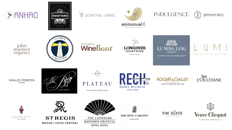 Brands are listed by alphabetical order and not by order on which they'll be given away