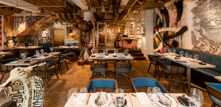 Bibo, the arty restaurant in upper lascar street