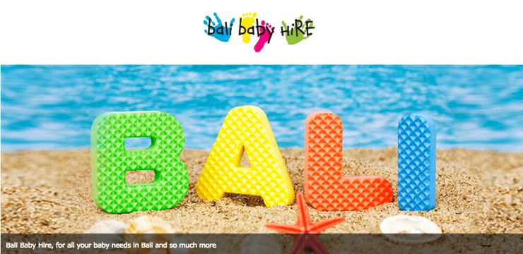 Bali Baby Hire: travel light, even with a large family! Bali Baby Hire: travel light, even with a large family!