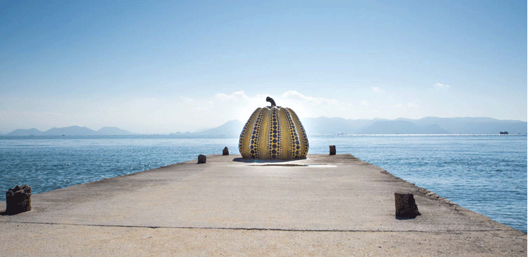 The modern art islands of the Japan inland Sea