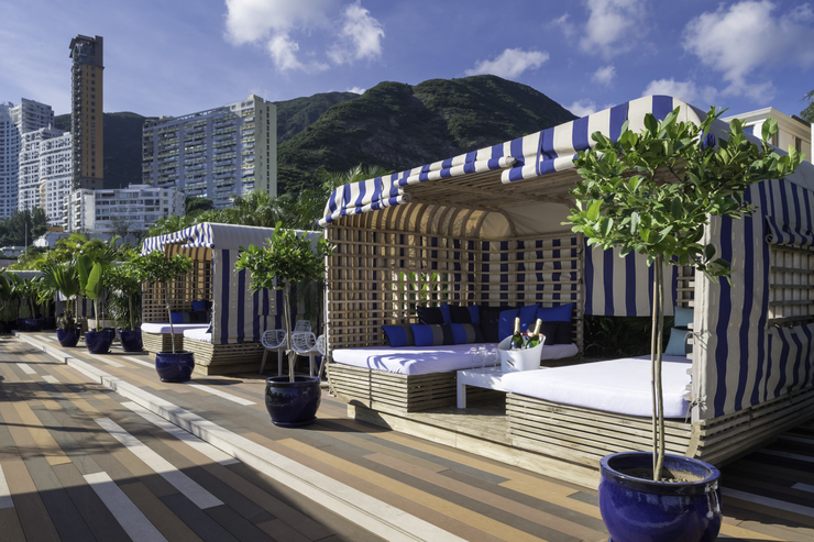 Sea, cabana and sun Sea, cabana and sun