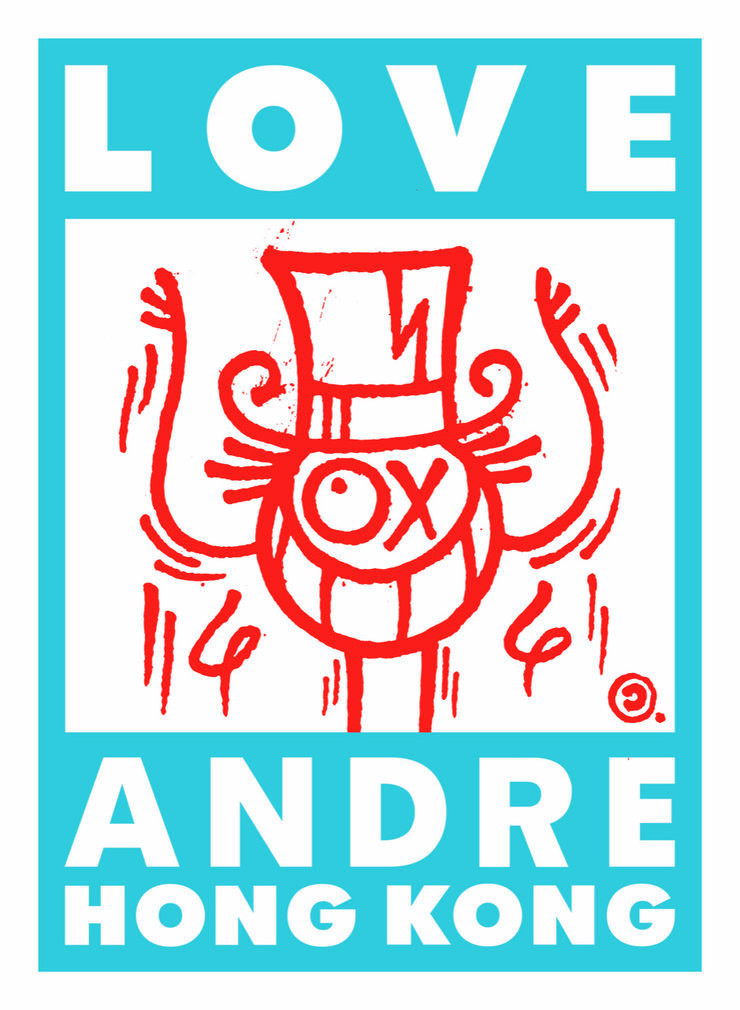 André, artiste / graffeur/ entrepreneur, pour la première fois à Hong Kong