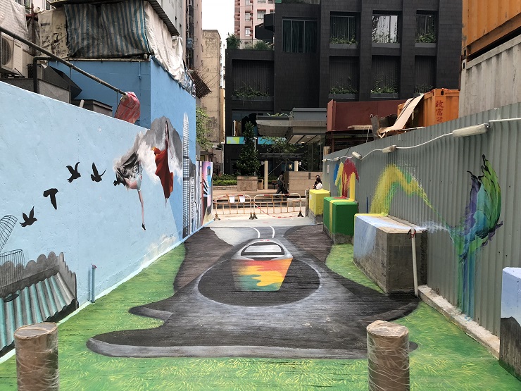 ARTLANE – un projet urbain qui met de la couleur sur les murs de Hong Kong