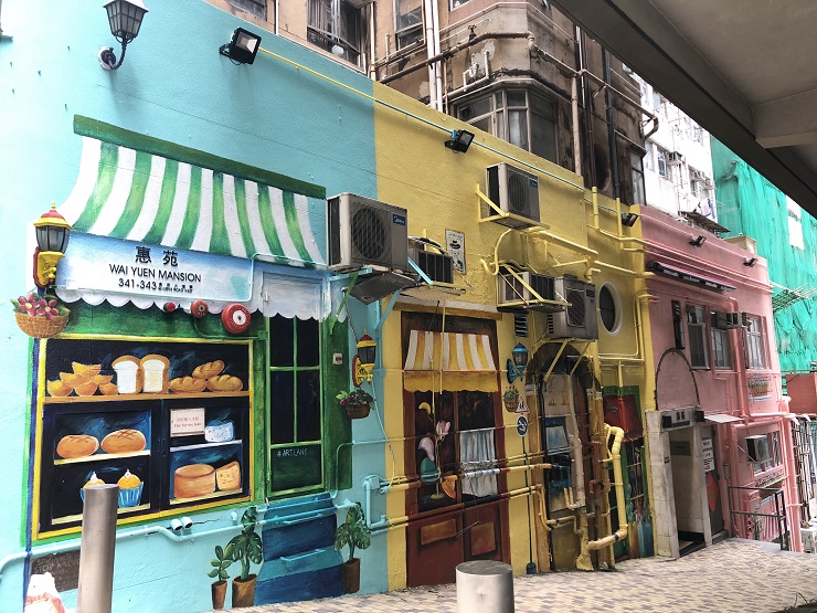 ARTLANE – un projet urbain qui met de la couleur sur les murs de Hong Kong
