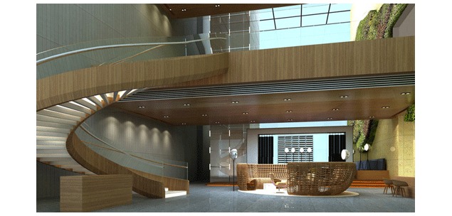 Déj au bord d’un jardin vertical à l'Hotel Icon Déj au bord d’un jardin vertical à l'Hotel Icon