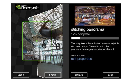 Photosynth: vues à 360 degrés