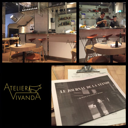 Atelier Vivanda, pour les meat lovers Atelier Vivanda, pour les meat lovers