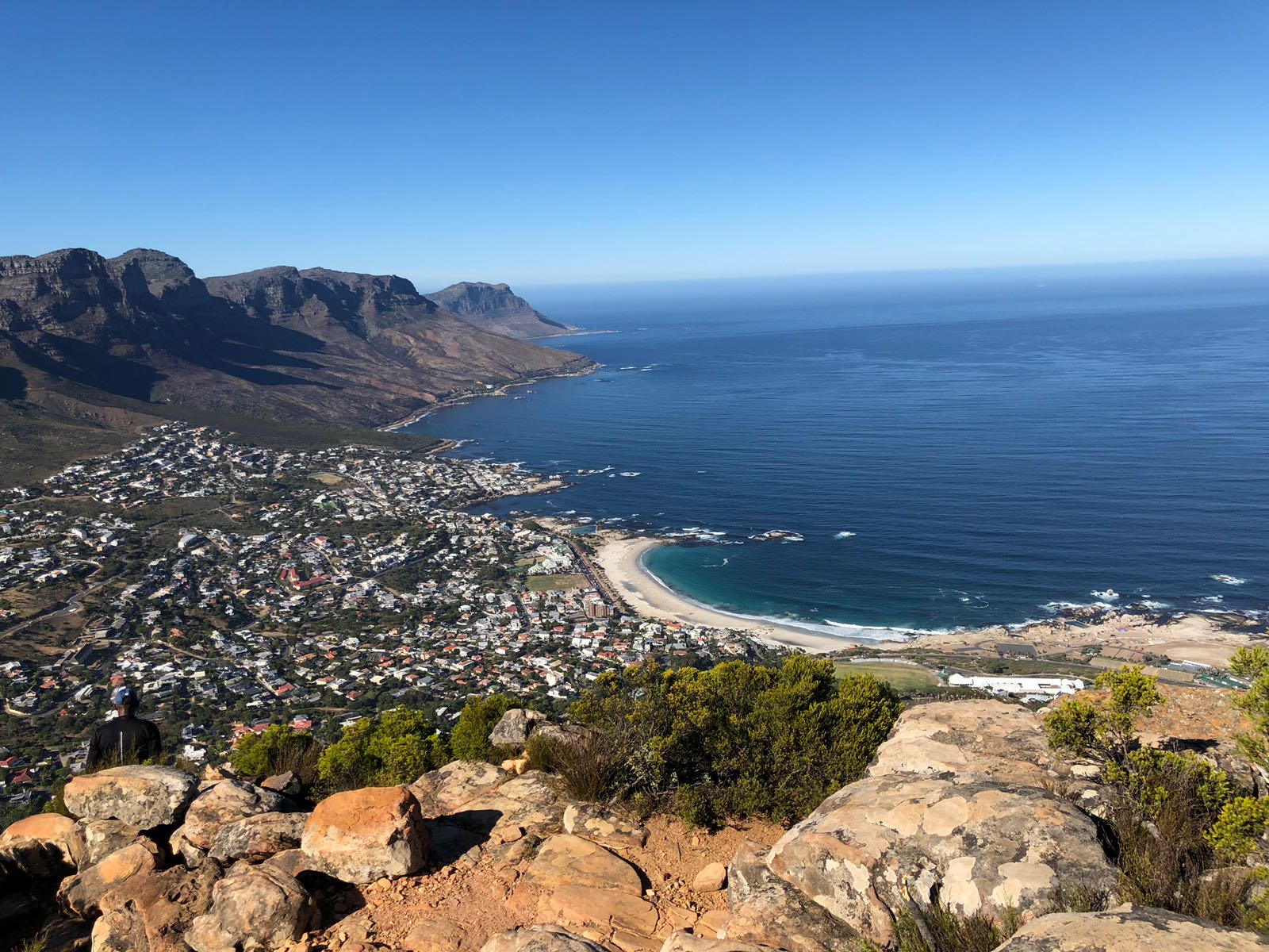 Vue sur Camps Bay depuis Lion's Head