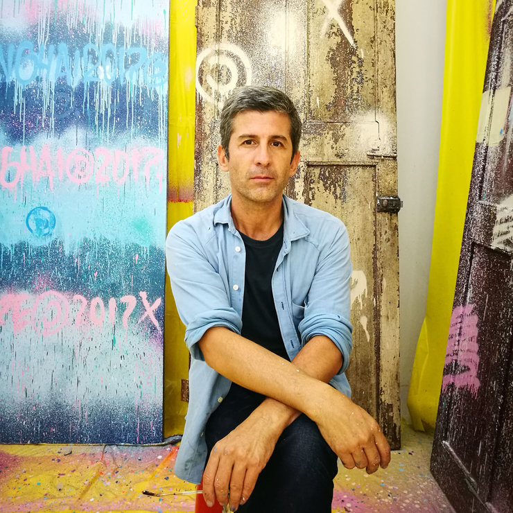 André, artiste / graffeur/ entrepreneur, pour la première fois à Hong Kong