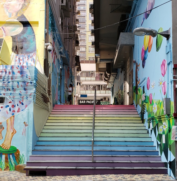 ARTLANE – un projet urbain qui met de la couleur sur les murs de Hong Kong