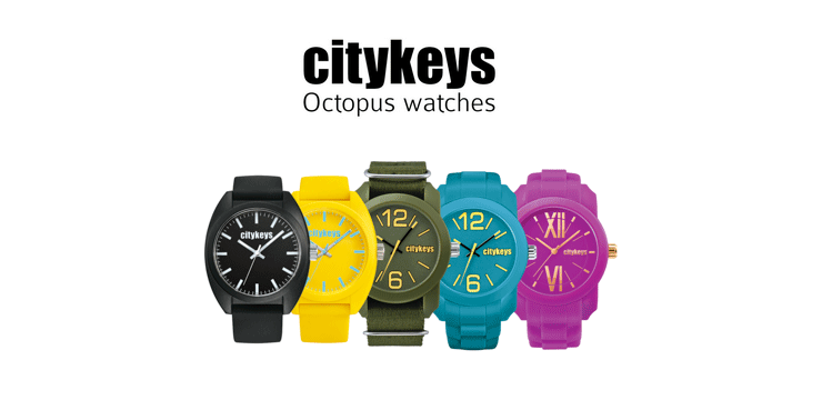 Citykeys : la montre Octopus