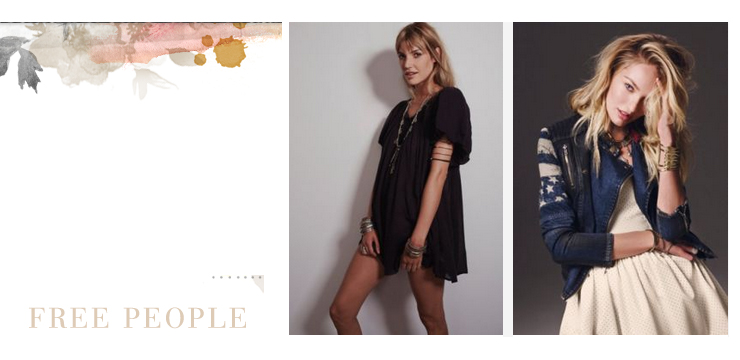 Craquez pour les nouveaux looks, tenues et accessoires by FREE PEOPLE !