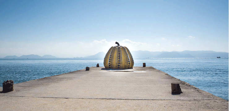 Les iles de l'art moderne dans la mer intérieure du Japon