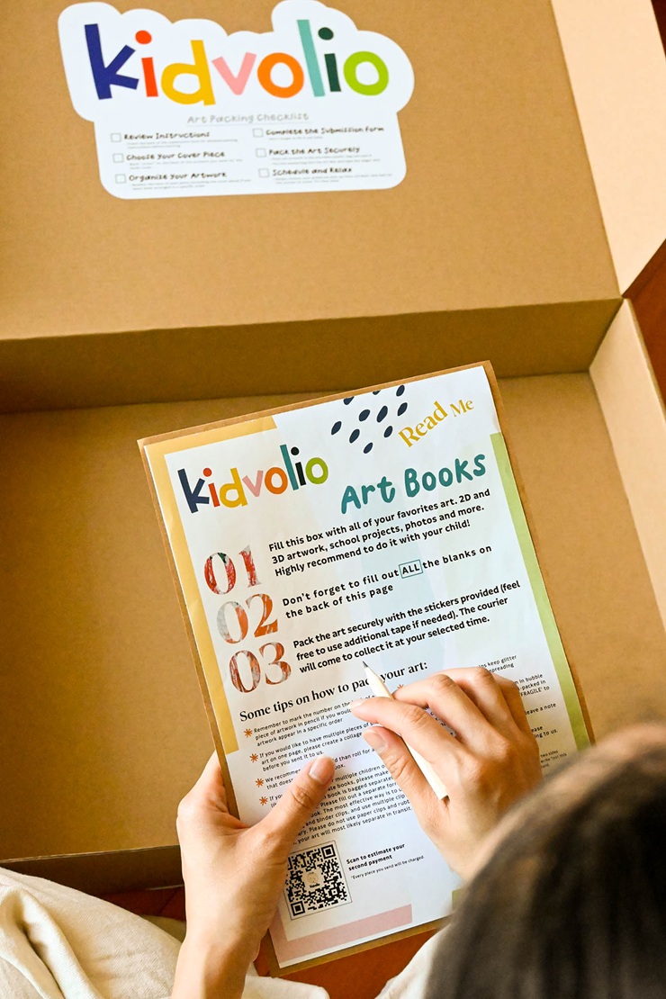 Que faire de toutes les œuvres d’art de vos enfants ? Découvrez Kidvolio